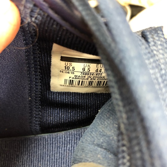 Jordan Why not sneakers velvet navy blue 10.5 - Picture 8 of 8